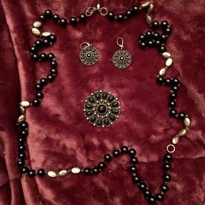 Premier Designs Bronze & Black Set